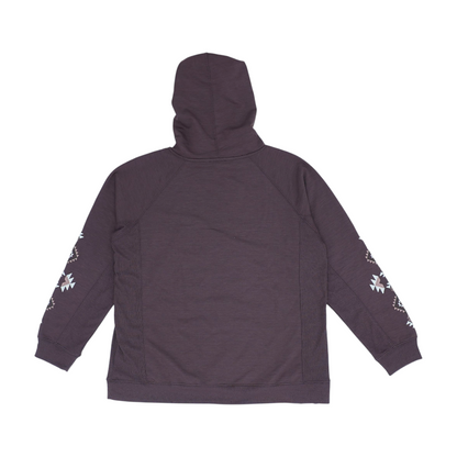 Brown Solid Hoodie Pullover