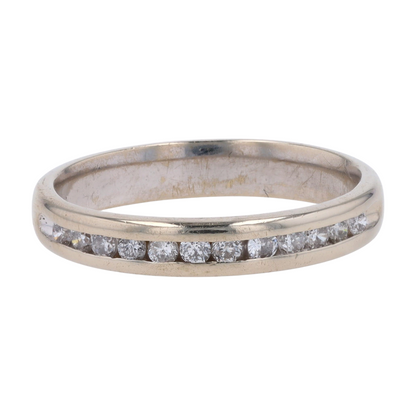 1/10 ctw 14K White Gold Diamond Band Ring