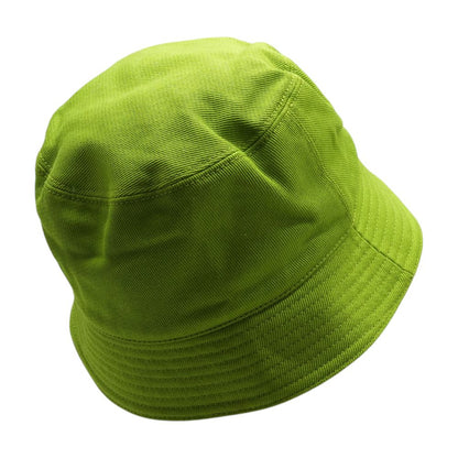 Green Worn Bull-Denim Bucket Hat
