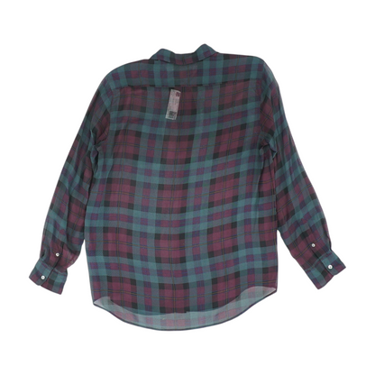 Green Plaid Button Down