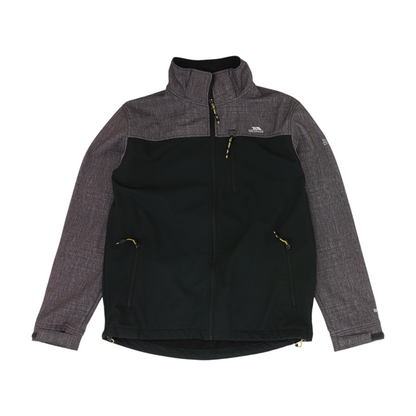 Black Color Block Jacket