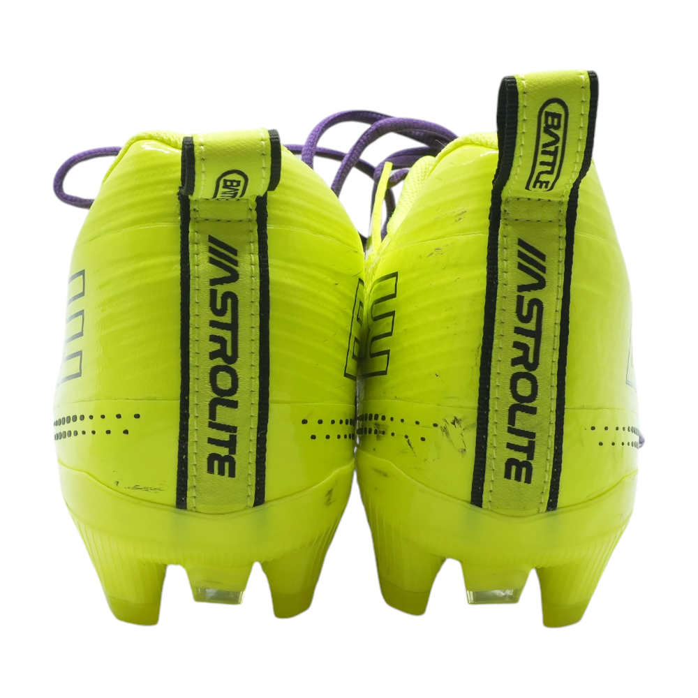 Neon Yellow Low-Top Athletic Shoes
