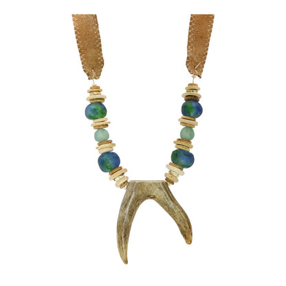 Slim Antler Statement Necklace