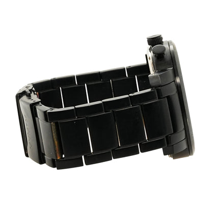 Black Chrono Ceramic Stainless Steel Watch