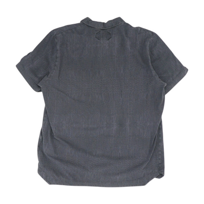 Charcoal Color Block Short Sleeve Polo