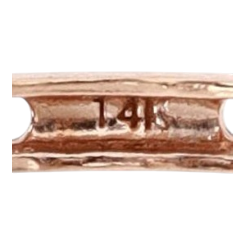 14K Rose Gold Hoop Earrings