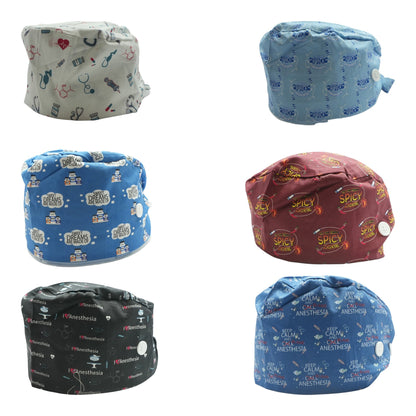 4pc Scrub Caps