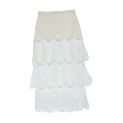 Ivory Midi Skirt