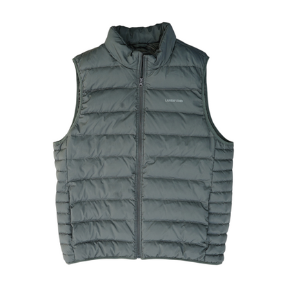 Gray Solid Vest