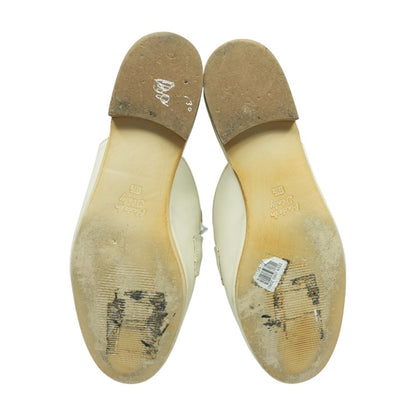 Ivory Slip-On Flats