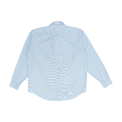 Blue Check Long Sleeve Button Down