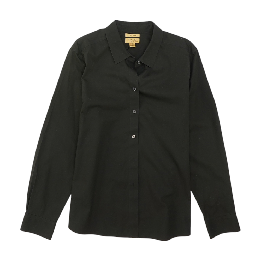 Black Plus Size Button Down