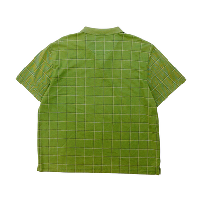 Green Check Short Sleeve Polo