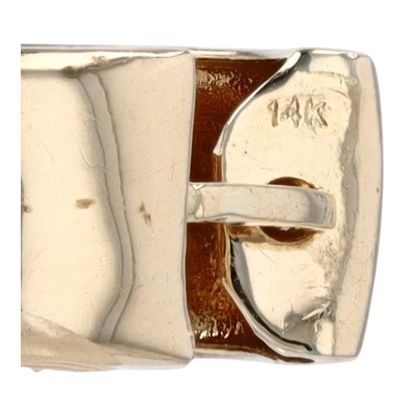 14K Yellow Gold Hoop Earrings