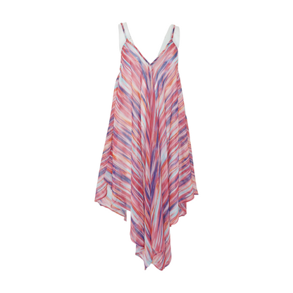 Pink Striped Cover-Up