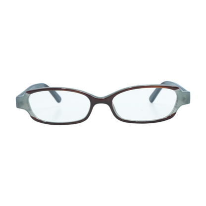 Brown Unknown Rectangle Prescription Eyewear