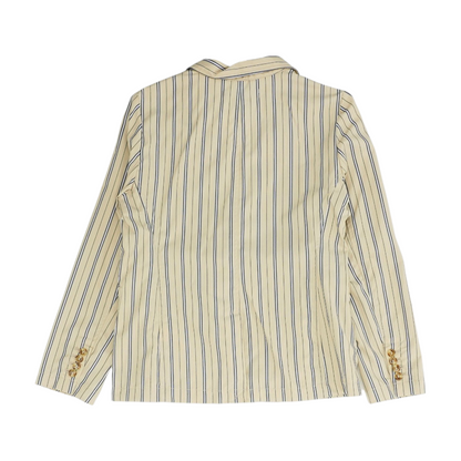 Tan Striped Blazer