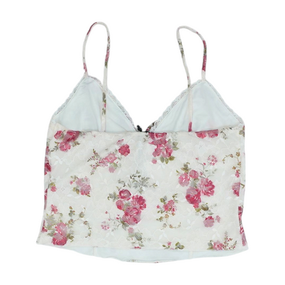 Ivory Floral Blouse
