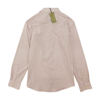 Pink Check Long Sleeve Button Down