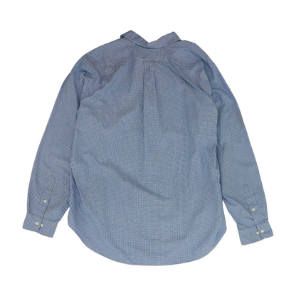 Blue Check Long Sleeve Button Down