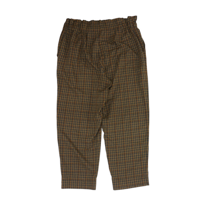 Brown Plaid Pants