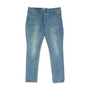 Blue Long Straight Jeans