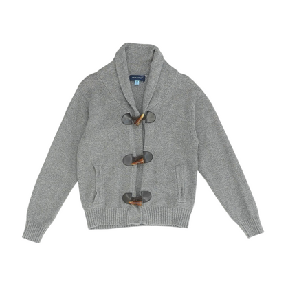 Gray Cardigan Sweater