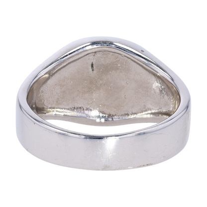 Sterling Silver Created Opal Fashion Ring
