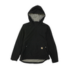 Black Solid 1/4 Zip Pullover