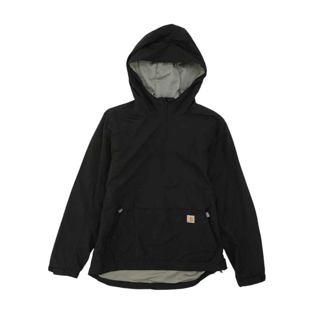 Black Solid 1/4 Zip Pullover