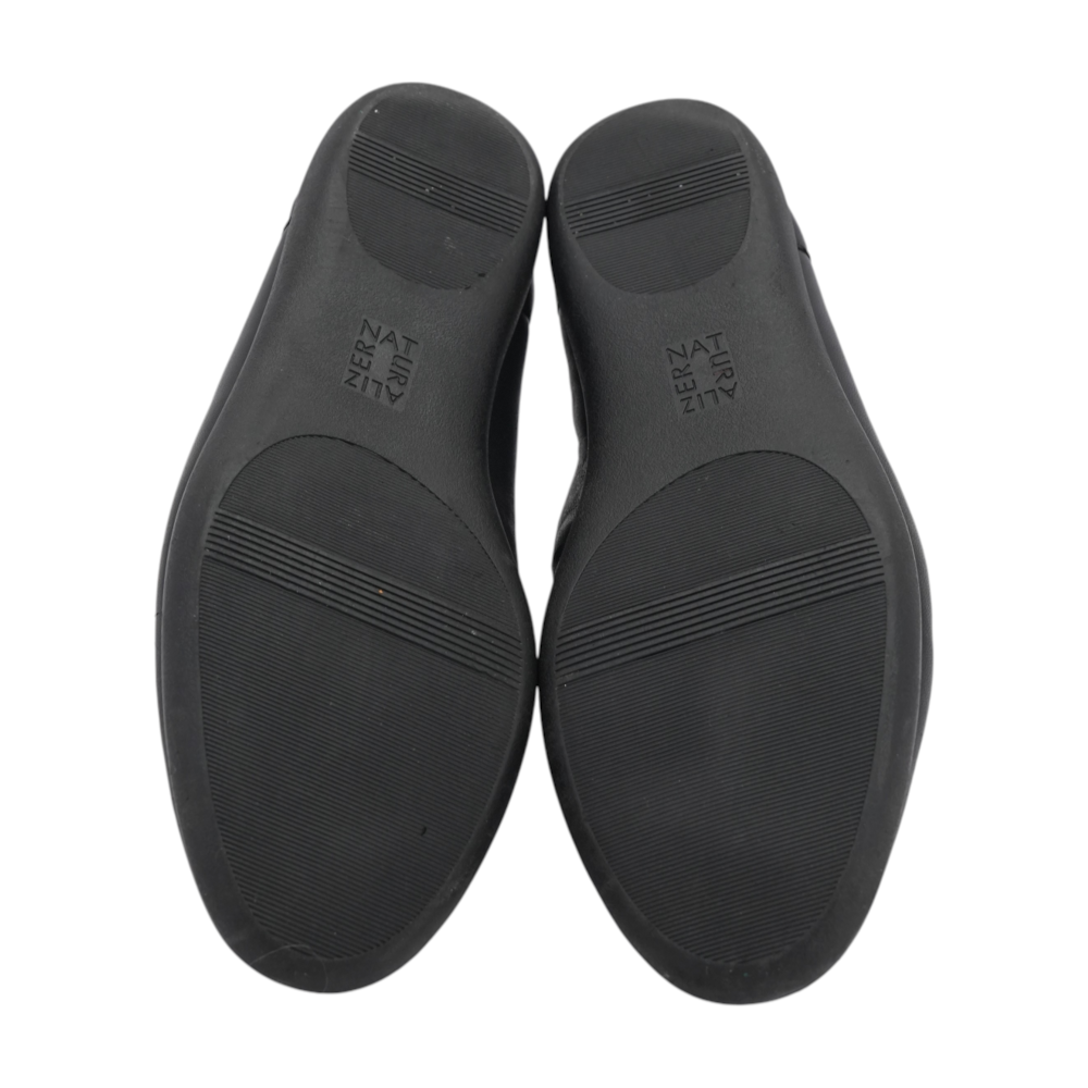 Black Slip-On Flats
