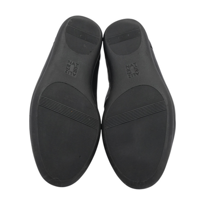 Black Slip-On Flats