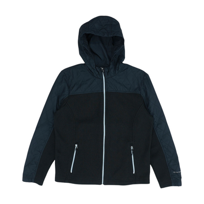 Black Solid Active Jacket
