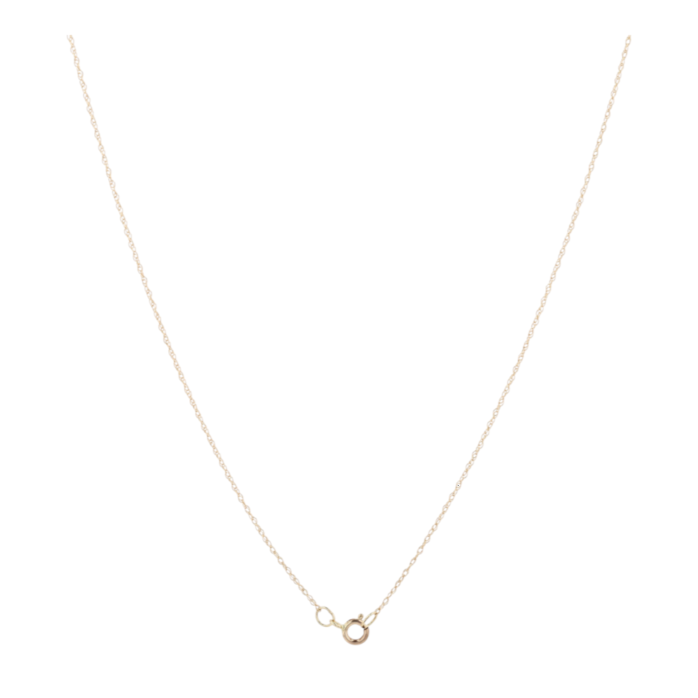 10K Yellow Gold Synthetic Alexandrite Pendant Necklace