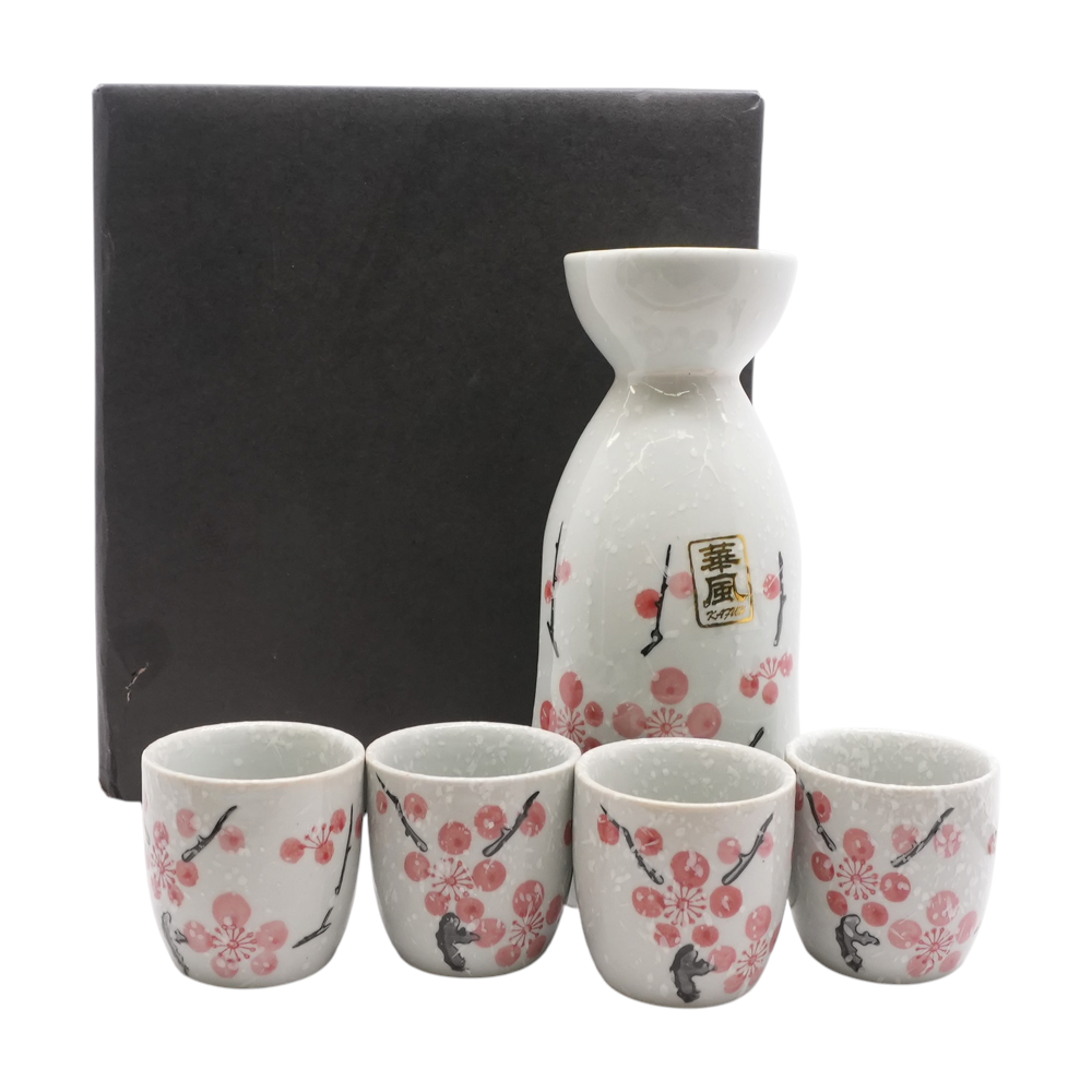 Japanese Cherry Blossom Sake Set