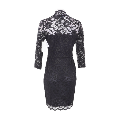 Black Floral Midi Dress