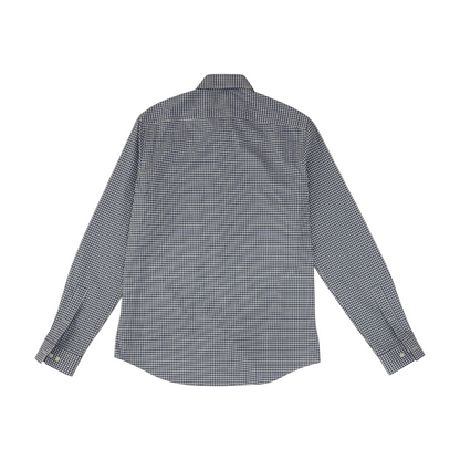 Blue Check Long Sleeve Button Down