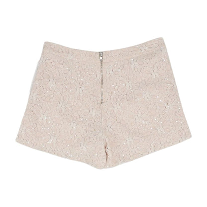Pink Solid Shorts