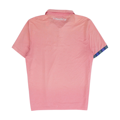 Peach Solid Short Sleeve Polo