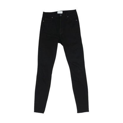 Black High Rise Skinny Leg Jeans