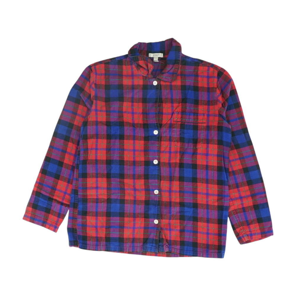 Red Plaid Flannel Button Down