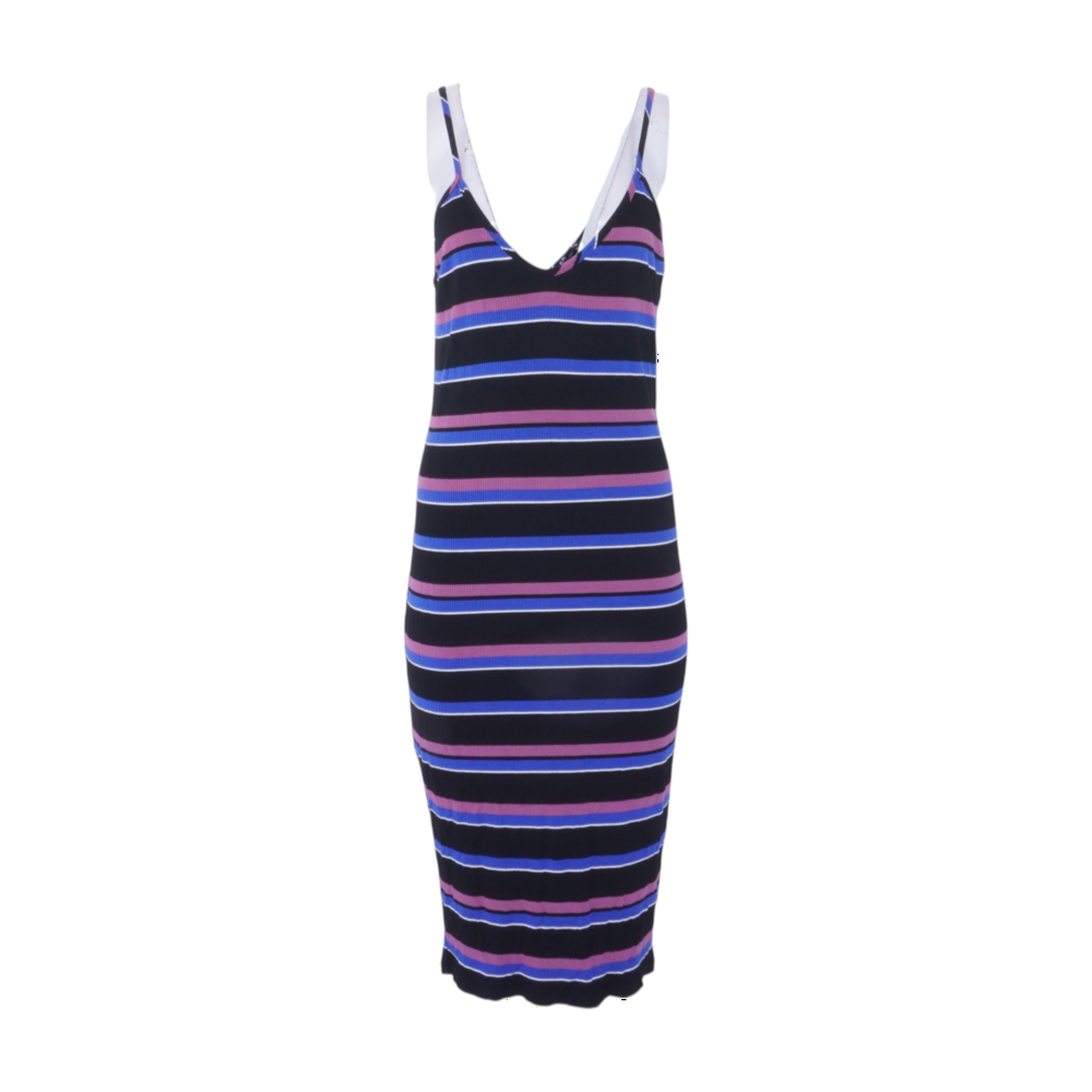 Express Multi Striped Midi Dress – Image 1
