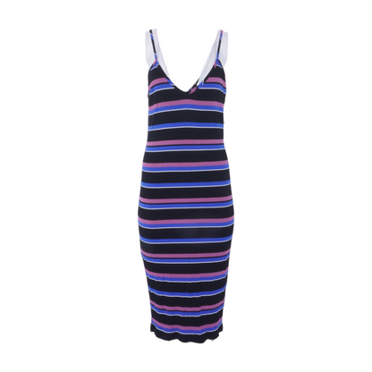 Express Multi Striped Midi Dress – Image 1