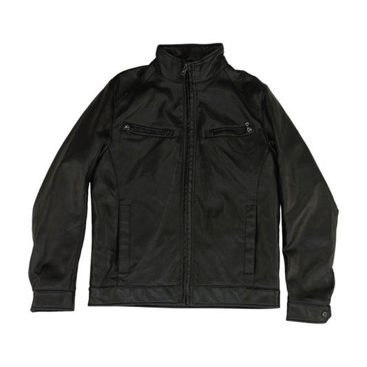 Black Faux Leather Jacket
