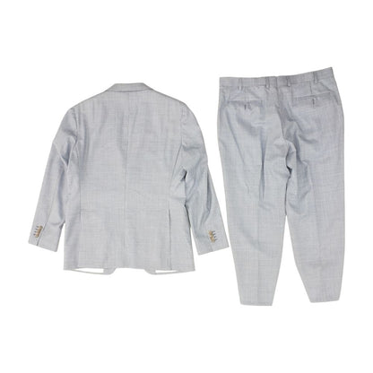 Blue Solid 2pc Havana Flap Suit