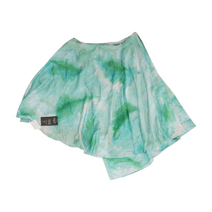 Green Tie Dye Mini Skirt