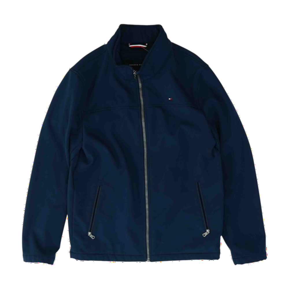 Navy Solid Active Jacket