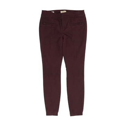 Burgundy Petite Skinny Pants