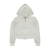 White Solid Active Jacket