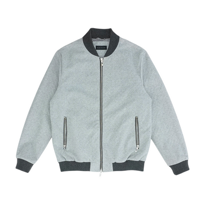 Gray Striped Jacket